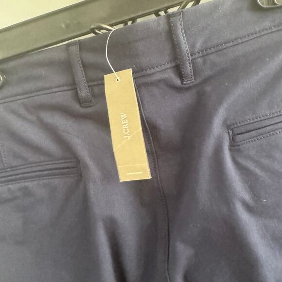 New J.Crew Tech Pant Navy Blue Button Up side Zip Straight Leg Sz 35 x 32 Men's - Picture 4 of 8
